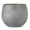 Mica Decorations Bloempot - Grijs - Keramiek - 20 X 18 Cm