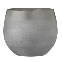 Mica Decorations Bloempot - Grijs - Keramiek - 20 X 18 Cm