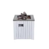 Garden Impressions Cozy Living Gas Vuurtafel Faro 60x60 Cm Wit