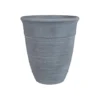 Beliani Plantenbak Voor Buiten KATALIMA - Grijs Stenenmix, Polyresin