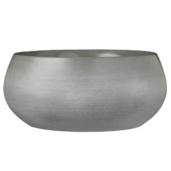 Mica Decorations Bloempot - Schaal - Grijs - Keramiek - 34 X 14 Cm