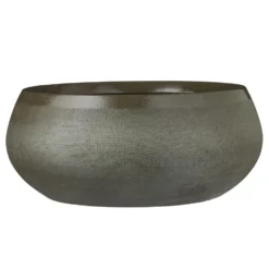 Mica Decorations Bloempot - Schaal - Donkergroen - 34 X 14 Cm
