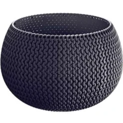 Prosperplast Bloempot Splofy - Antraciet - 4 L - 29 Cm