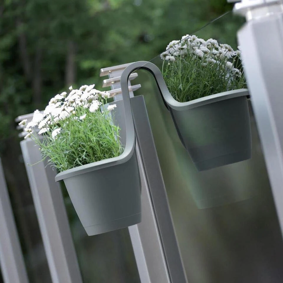 Prosperplast Prosperplats Bloempot Respana - Balkon - Lichtgrijs - Kunststof - Afbeelding 2