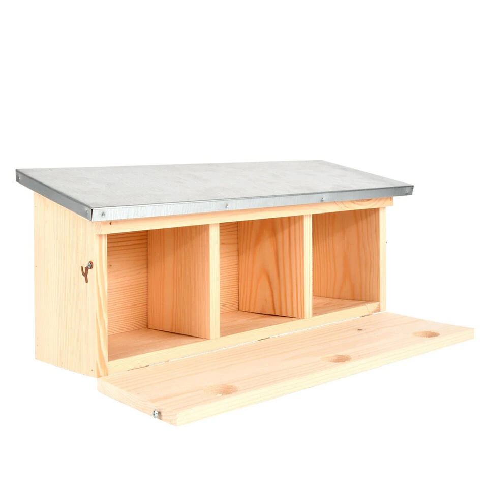 Birds For Birds Vogelhuis - Hout - Nestkastje Voor Mussen - 47 Cm - Afbeelding 2