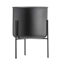 Bloempot Op Pootjes Niek - Zwart - 18/26xØ17,5 Cm