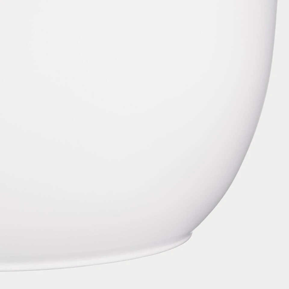 Mica Decorations Tusca Bloempot - H25 X Ø28 Cm - Mat - Wit - Afbeelding 3