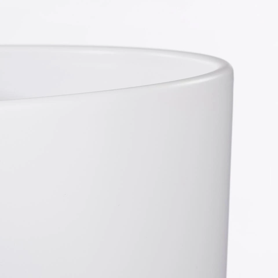 Mica Decorations Tusca Bloempot - H25 X Ø28 Cm - Mat - Wit - Afbeelding 2